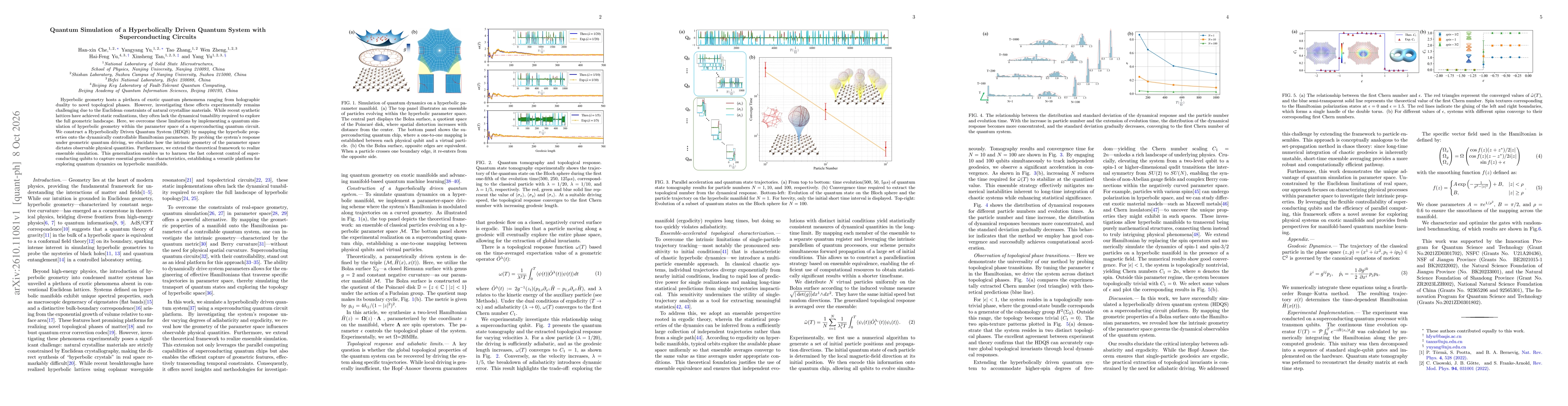 Thumbnail for Quantum Simulation of a Hyperbolically Driven Quantum System with Superconducting Circuits