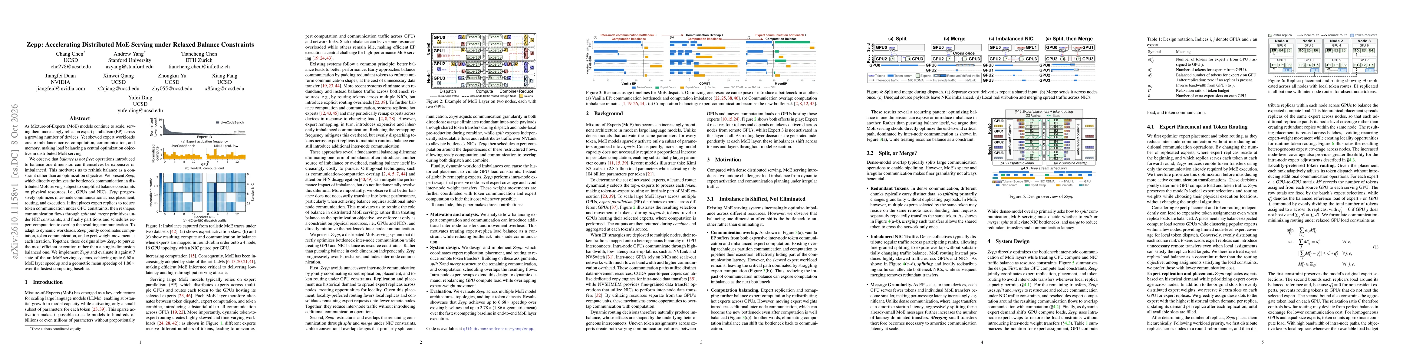 Thumbnail for Zepp: Accelerating Distributed MoE Serving under Relaxed Balance Constraints