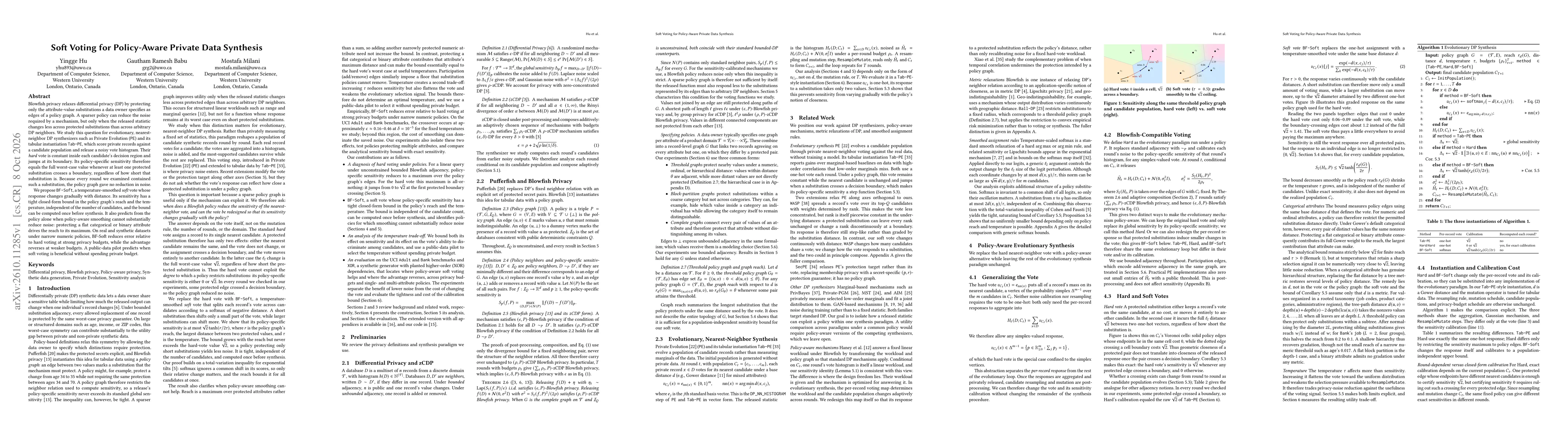 Thumbnail for Soft Voting for Policy-Aware Private Data Synthesis