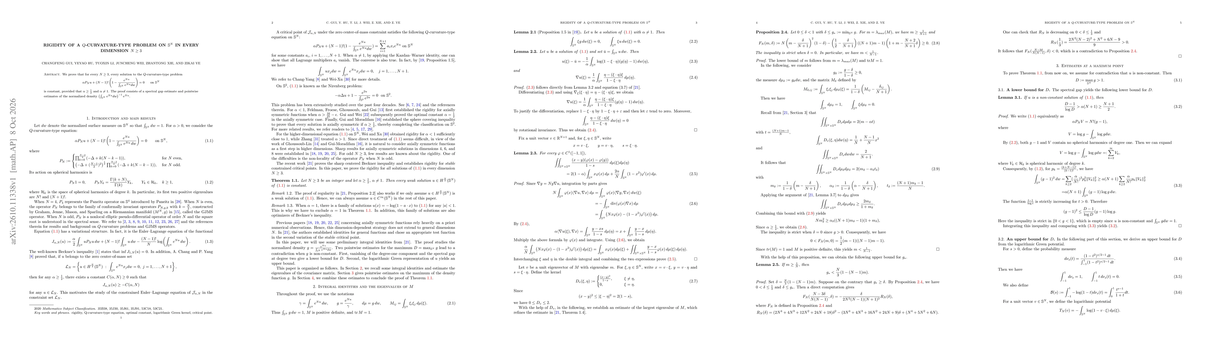 Thumbnail for Rigidity of a $Q$-curvature-type problem on $\mathbb{S}^N$ in every dimension $N\geq3$