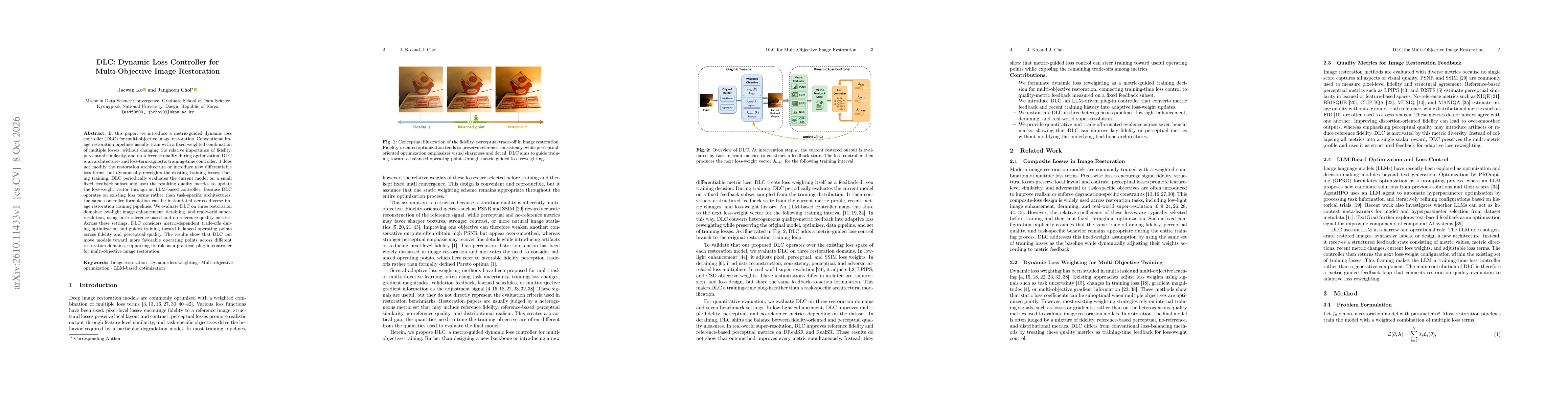 Thumbnail for DLC: A Metric-Guided Dynamic Loss Controller for Multi-Objective Training