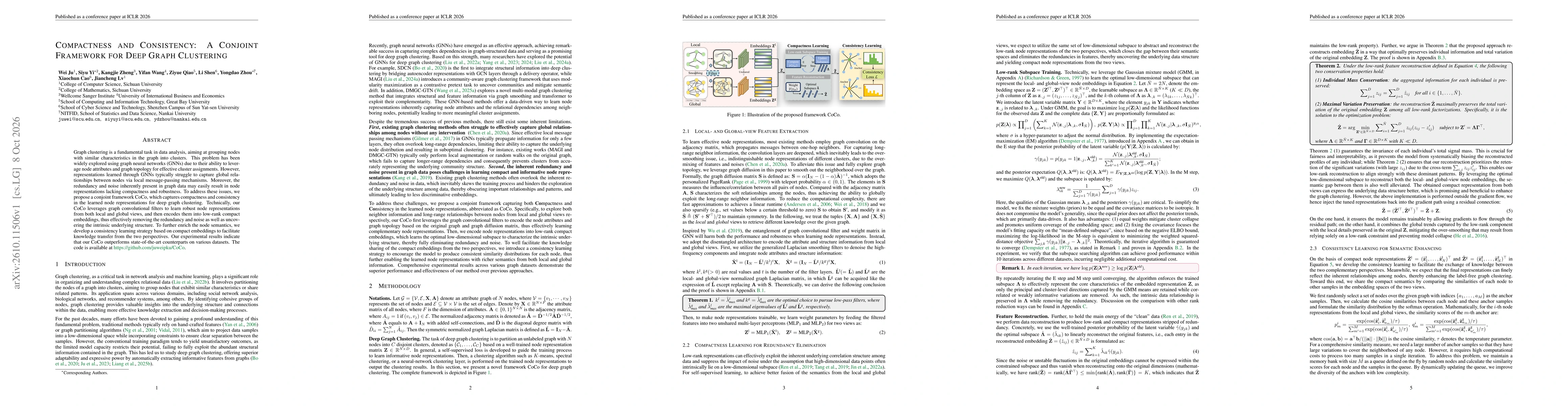 Thumbnail for Compactness and Consistency: A Conjoint Framework for Deep Graph Clustering