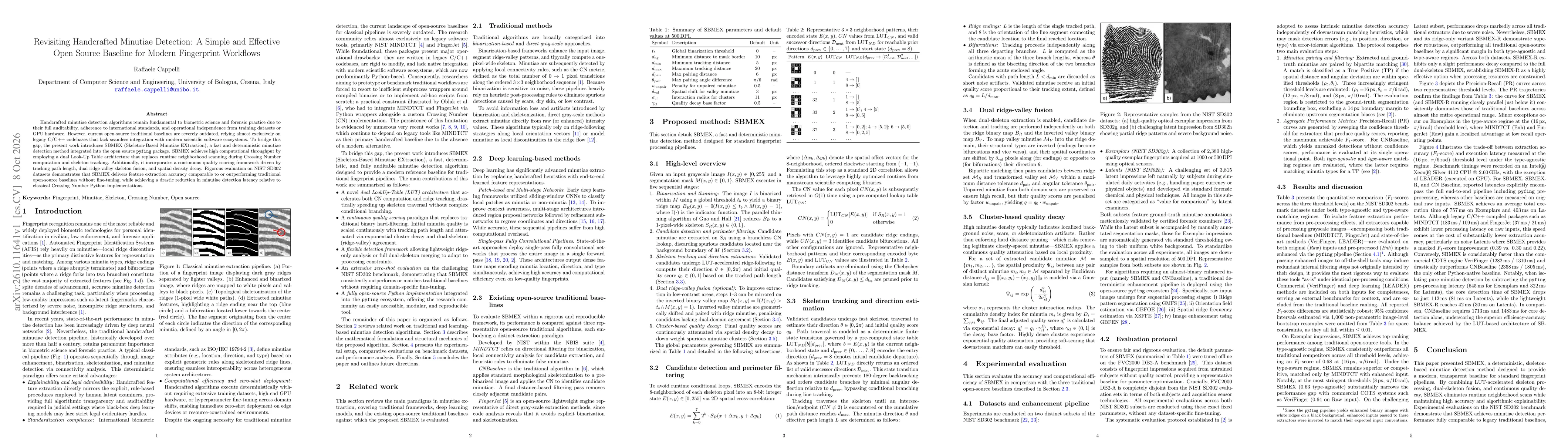 Thumbnail for Revisiting Handcrafted Minutiae Detection: A Simple and Effective Open Source Baseline for Modern Fingerprint Workflows