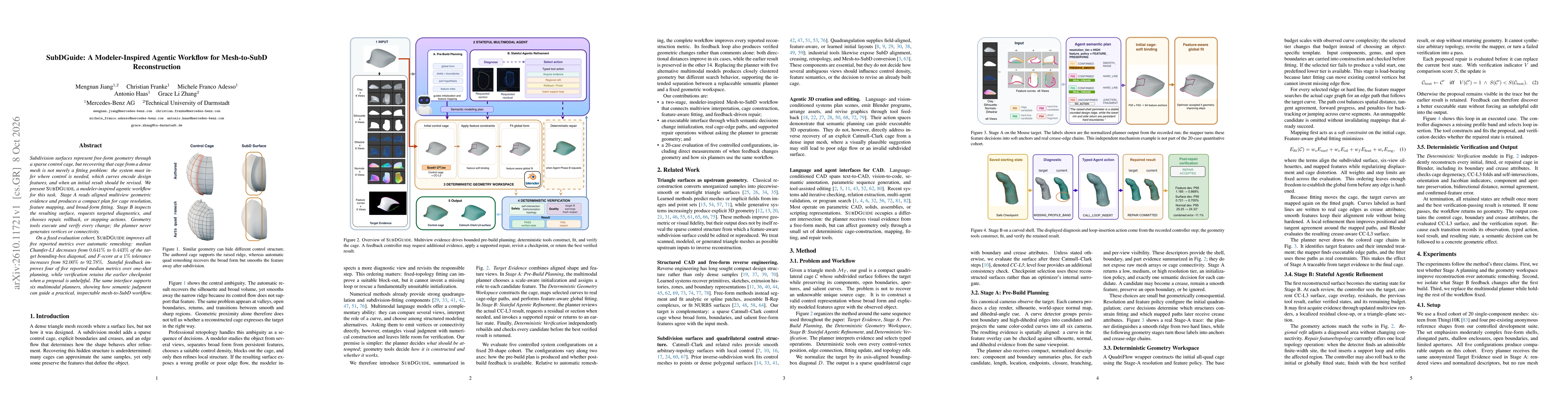 Thumbnail for SubDGuide: A Modeler-Inspired Agentic Workflow for Mesh-to-SubD Reconstruction