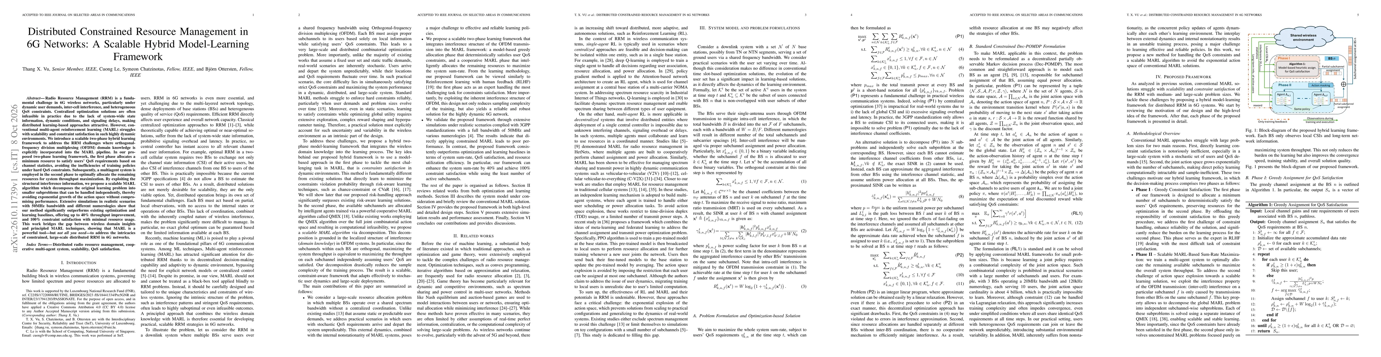 Thumbnail for Distributed Constrained Resource Management in 6G Networks: A Scalable Hybrid Model-Learning Framework