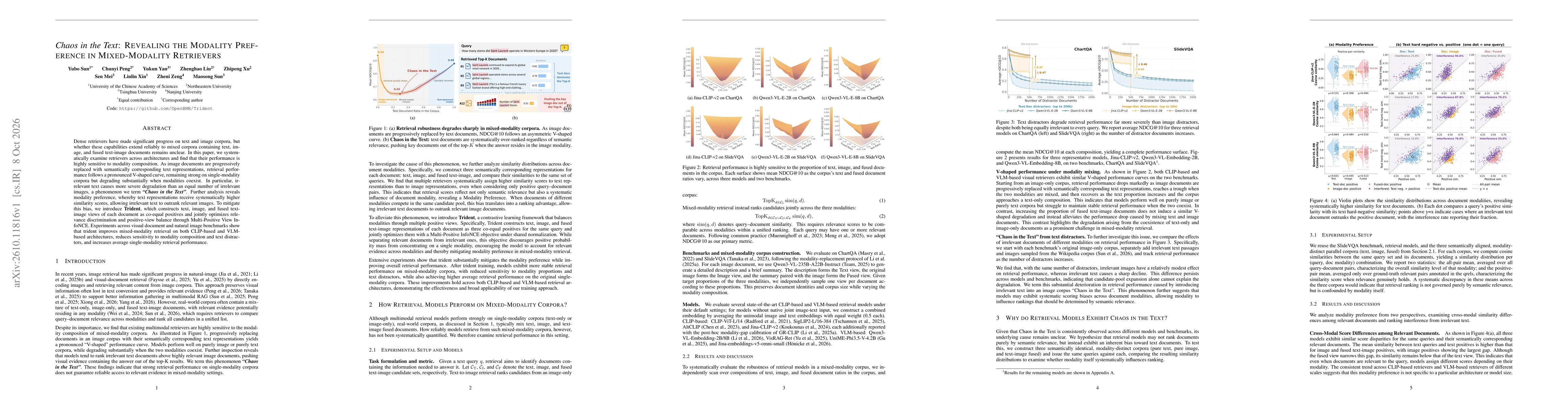 Thumbnail for Chaos in the Text: Revealing the Modality Preference in Mixed-Modality Retrievers