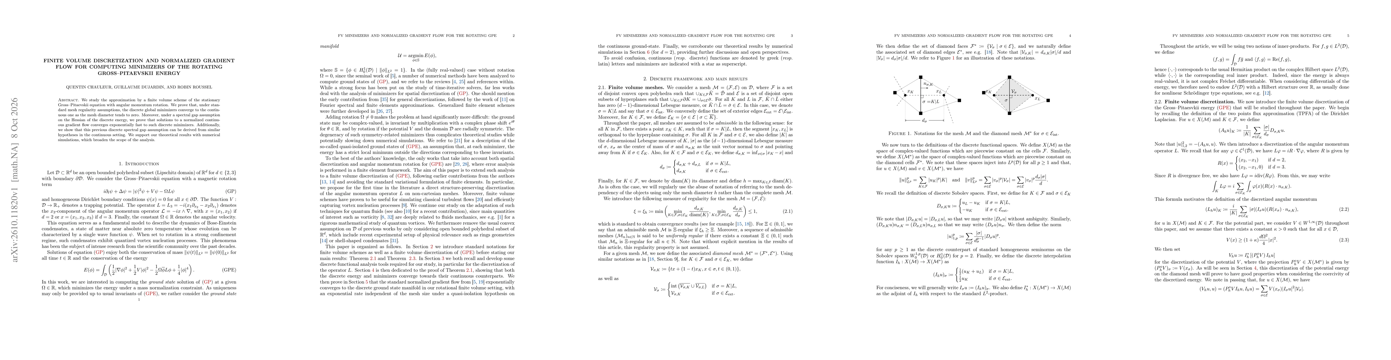 Thumbnail for Finite volume discretization and normalized gradient flow for computing minimizers of the rotating Gross-Pitaevskii energy