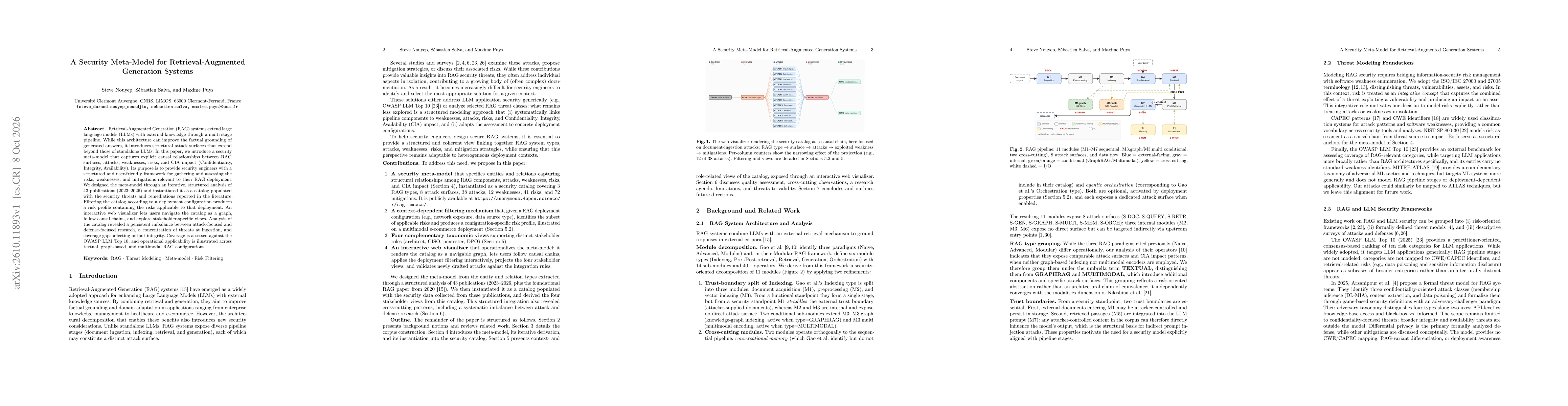 Thumbnail for A Security Meta-Model for Retrieval-Augmented Generation Systems