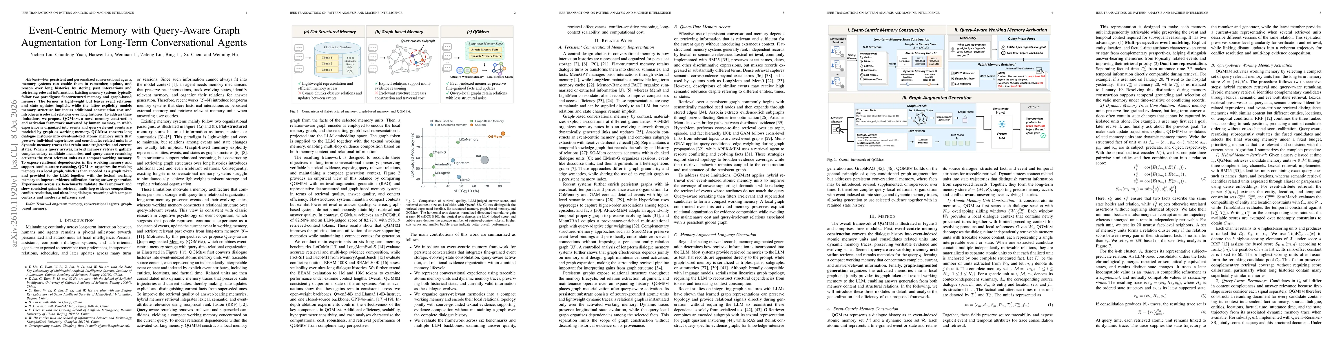 Thumbnail for Event-Centric Memory with Query-Aware Graph Augmentation for Long-Term Conversational Agents