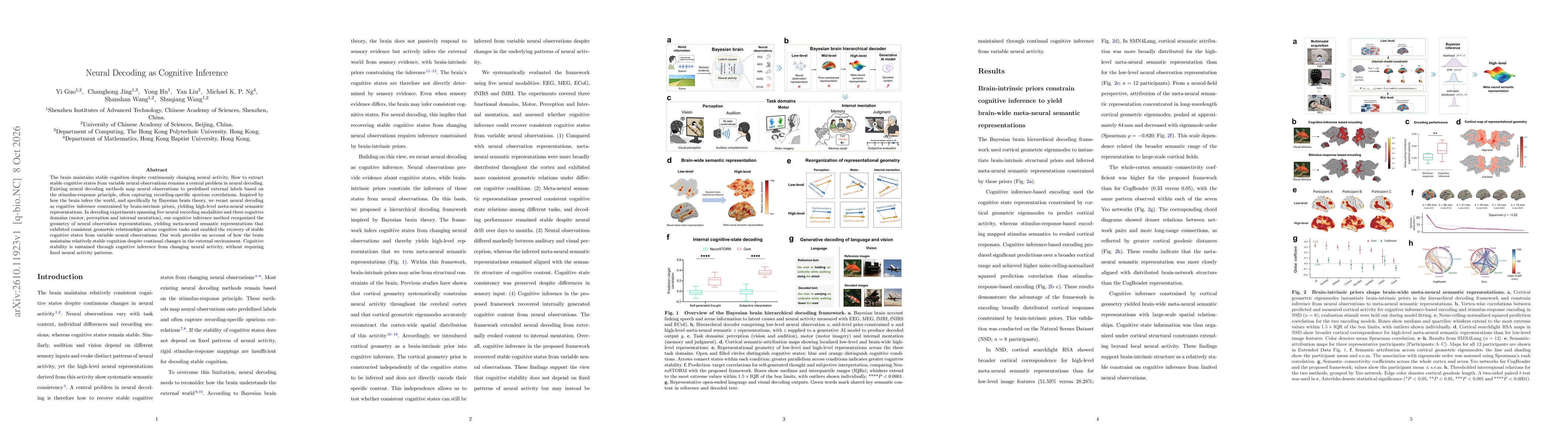 Thumbnail for Neural Decoding as Cognitive Inference