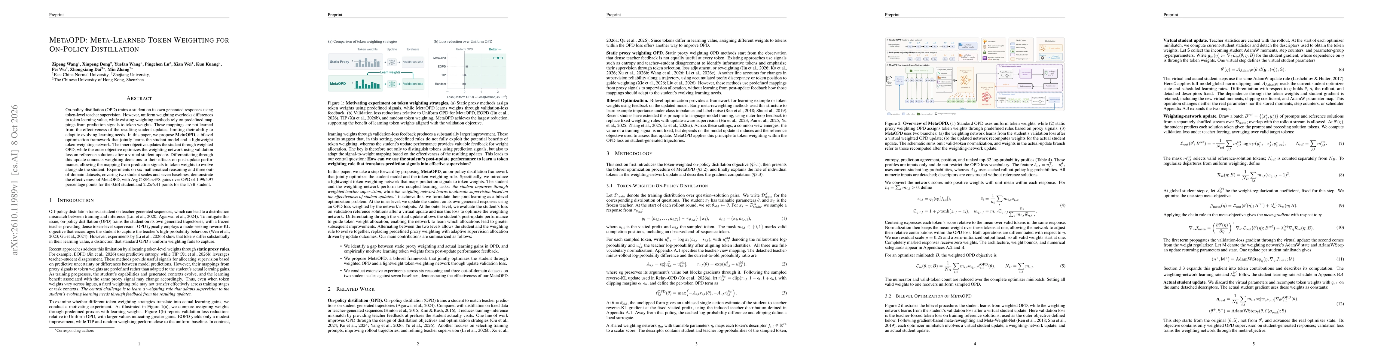 Thumbnail for MetaOPD: Meta-Learned Token Weighting for On-Policy Distillation