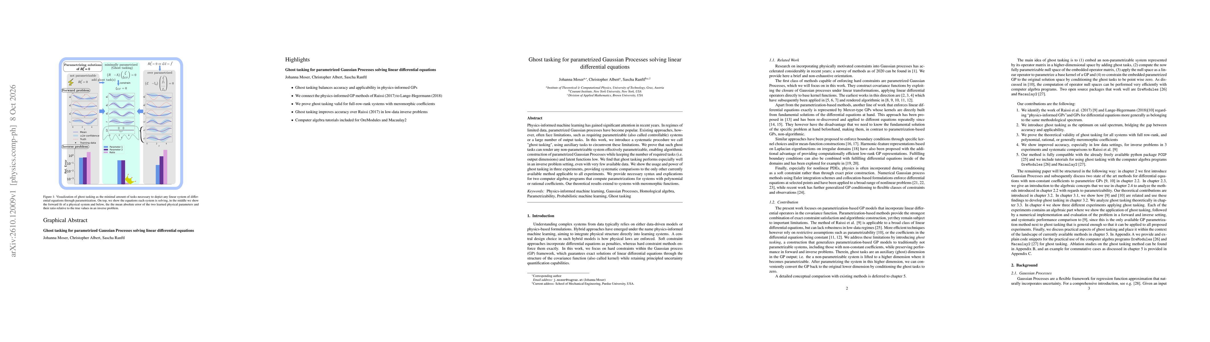 Thumbnail for Ghost tasking for parametrized Gaussian Processes solving linear differential equations