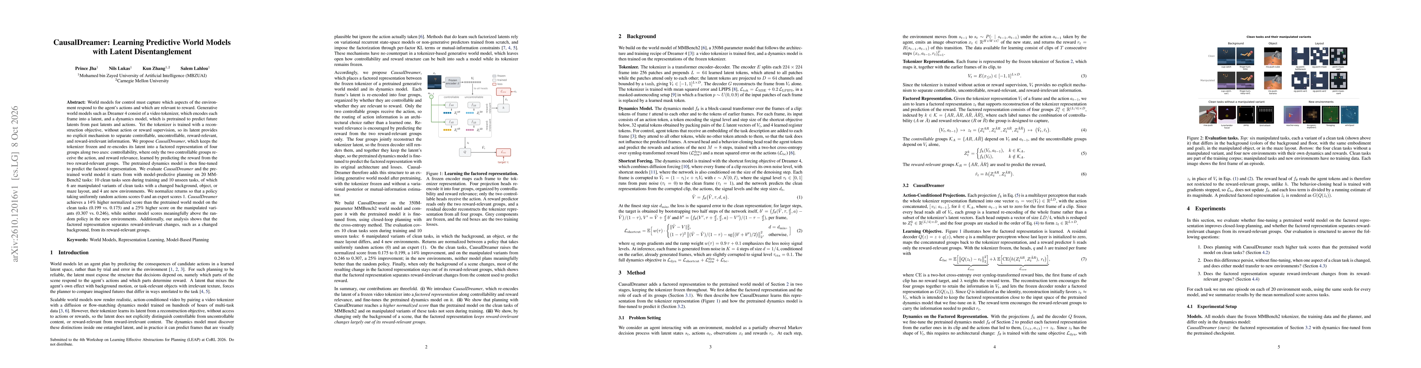 Thumbnail for CausalDreamer: Learning Predictive World Models with Latent Disentanglement