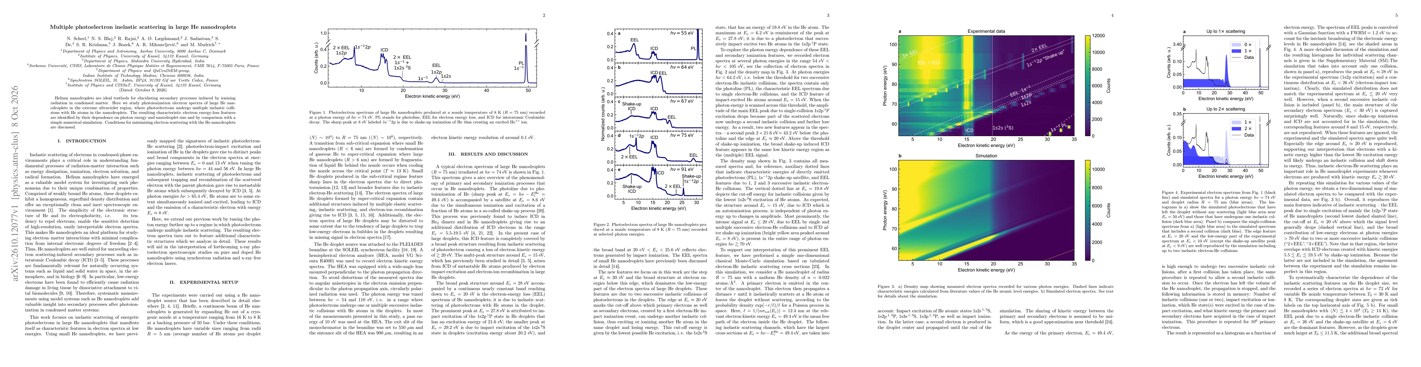 Thumbnail for Multiple photoelectron inelastic scattering in large He nanodroplets