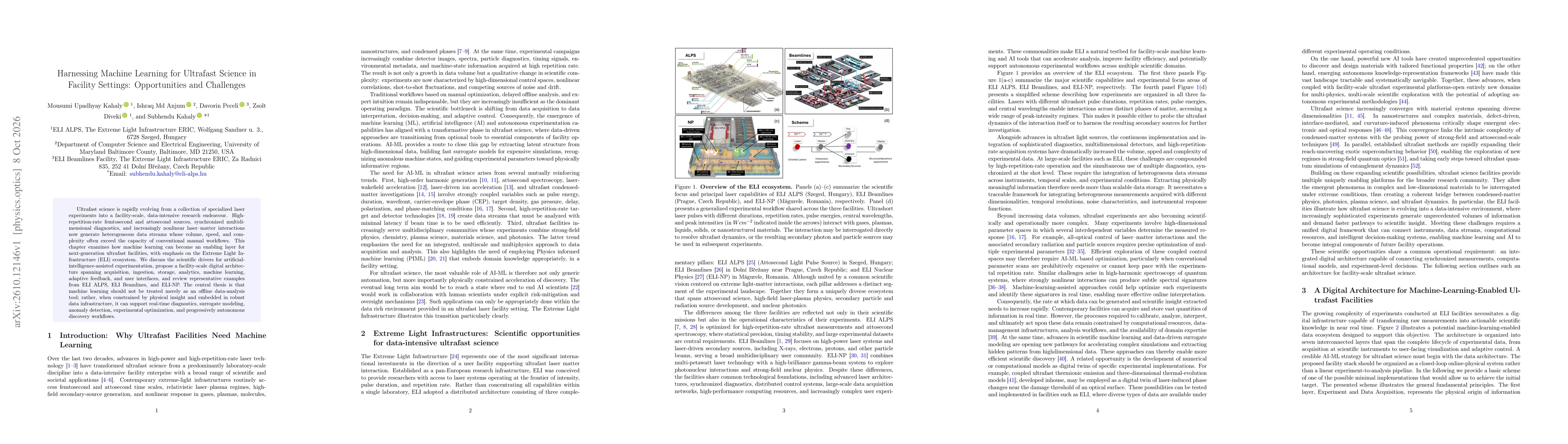 Thumbnail for Harnessing Machine Learning for Ultrafast Science in Facility Settings: Opportunities and Challenges
