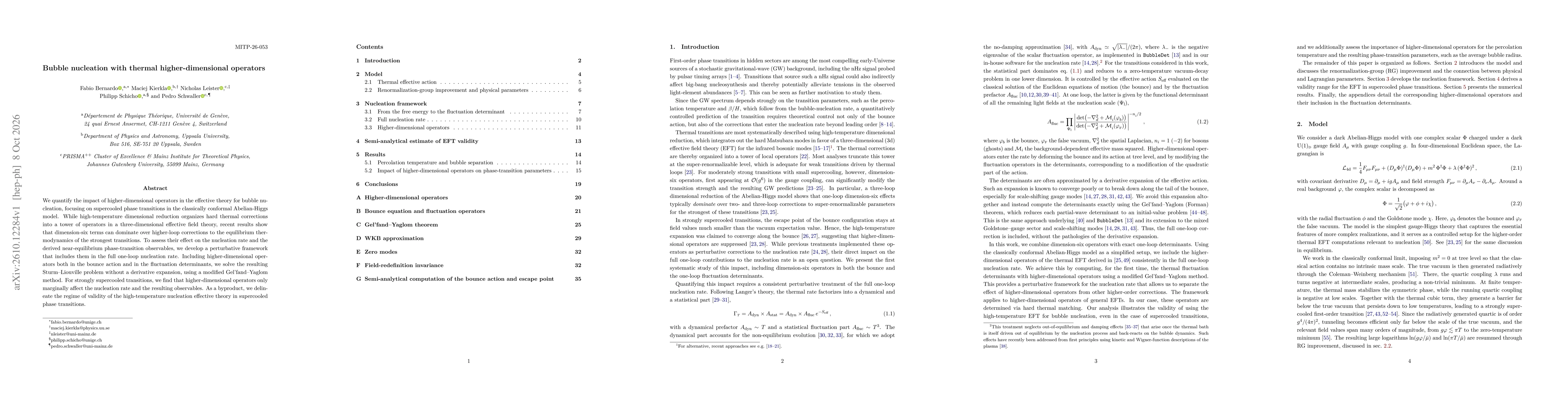 Thumbnail for Bubble nucleation with thermal higher-dimensional operators