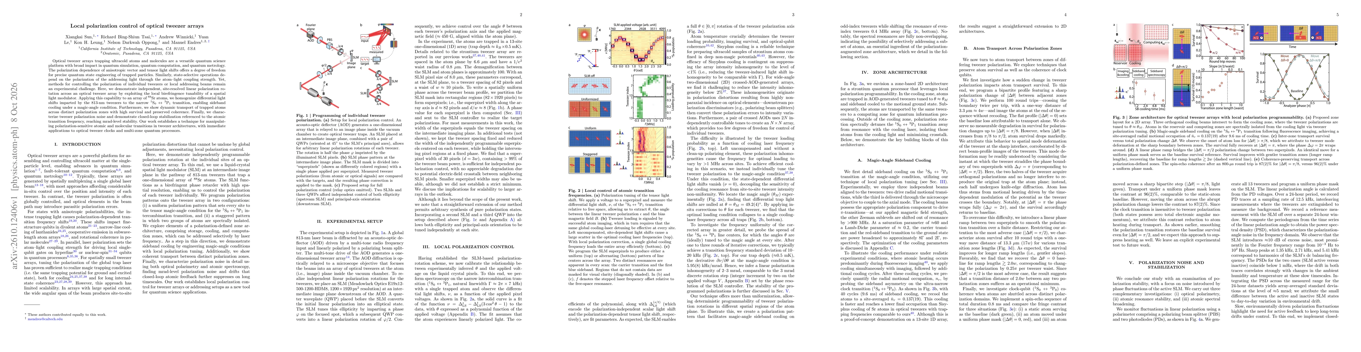 Thumbnail for Local polarization control of optical tweezer arrays