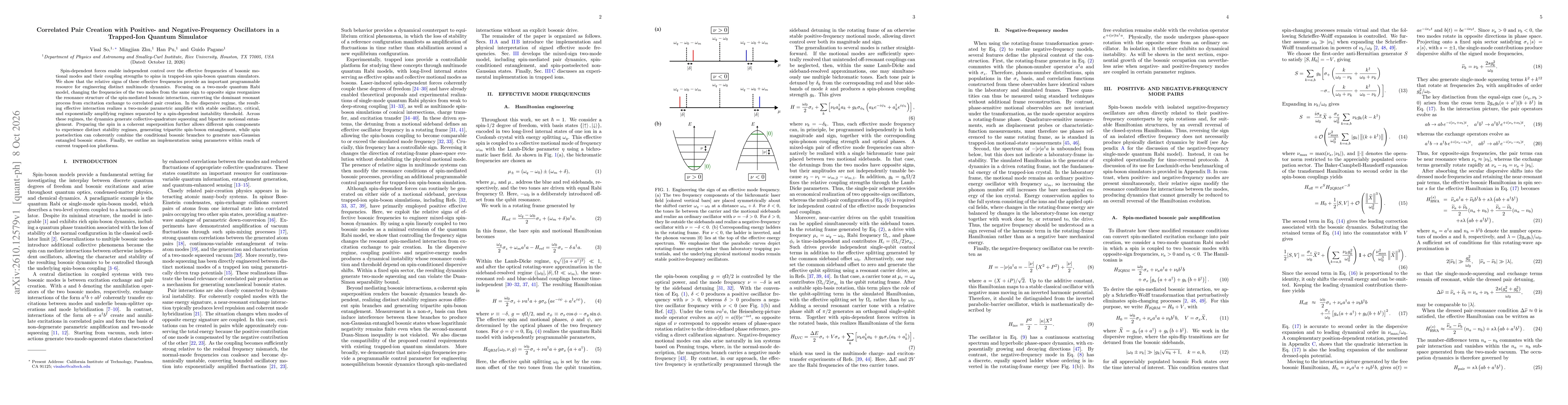 Thumbnail for Correlated Pair Creation with Positive- and Negative-Frequency Oscillators in a Trapped-Ion Quantum Simulator