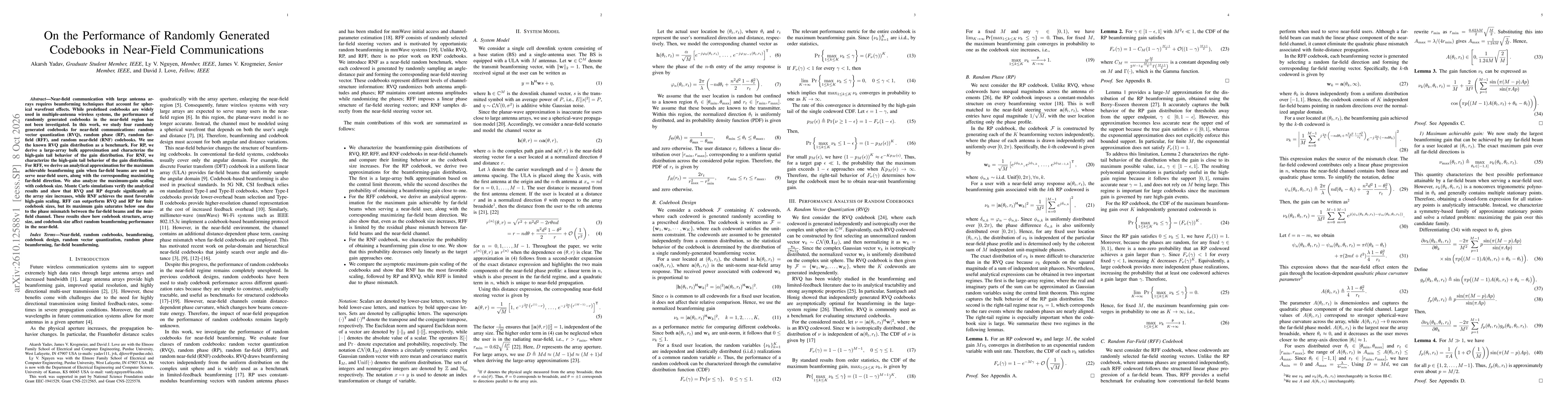 Thumbnail for On the Performance of Randomly Generated Codebooks in Near-Field Communications