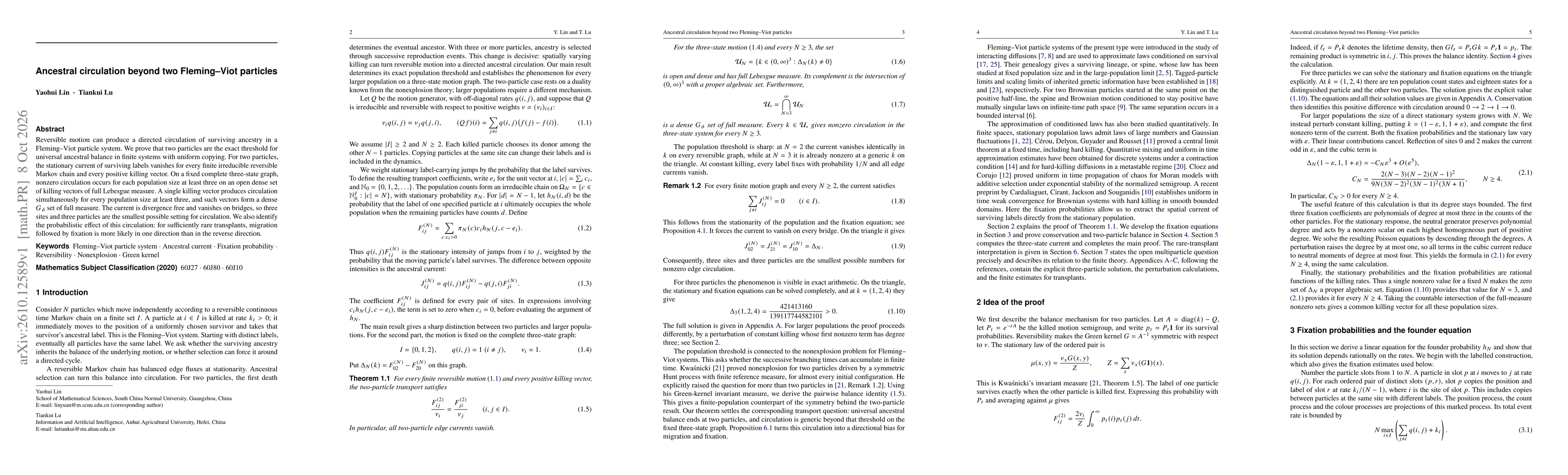 Thumbnail for Ancestral circulation beyond two Fleming-Viot particles