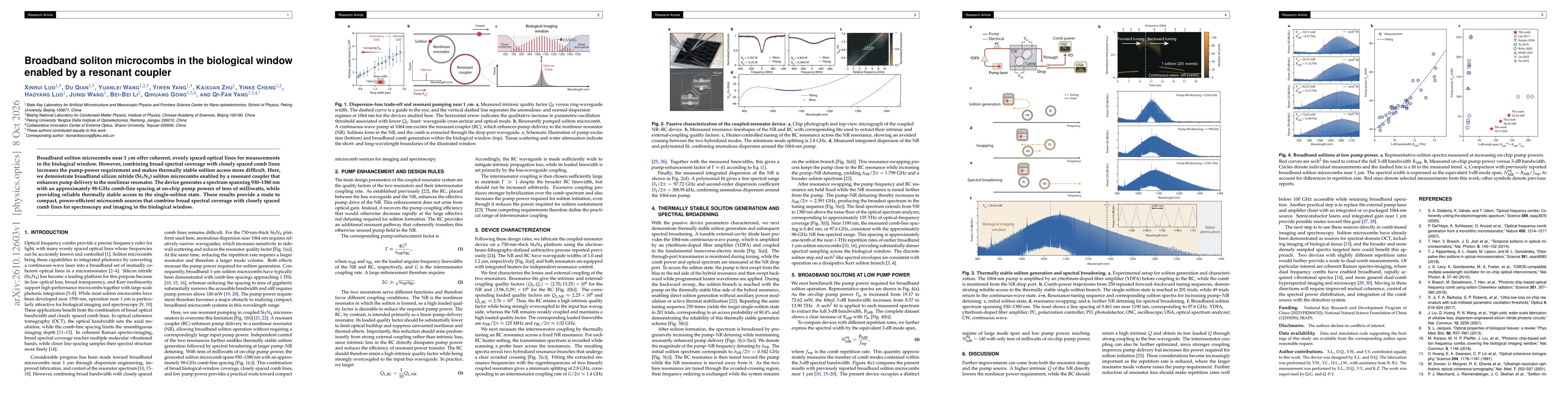 Thumbnail for Broadband soliton microcombs in the biological window enabled by a resonant coupler