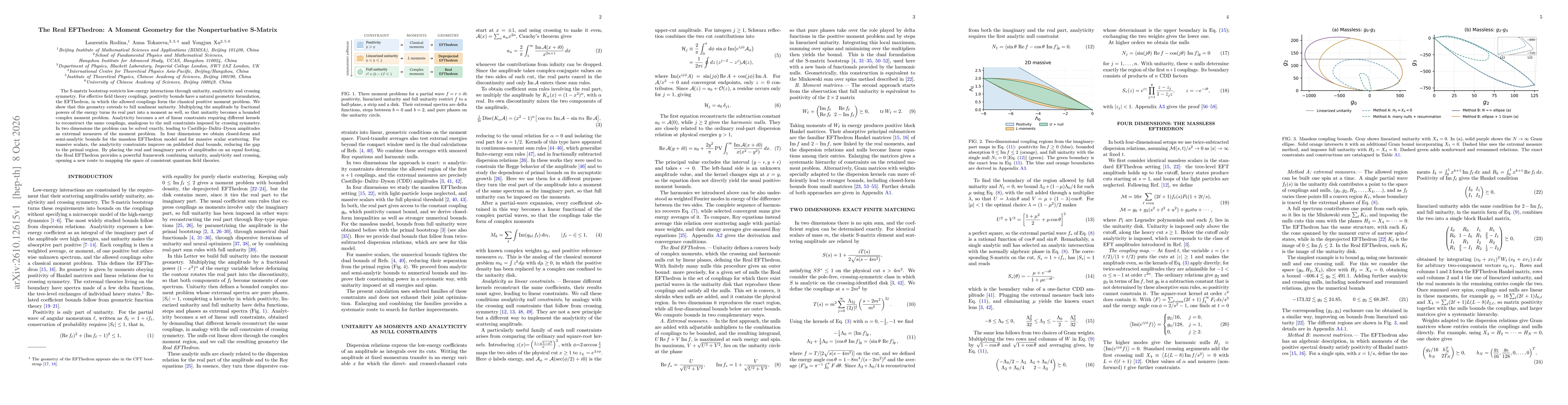 Thumbnail for The Real EFThedron: A Moment Geometry for the Nonperturbative S-Matrix