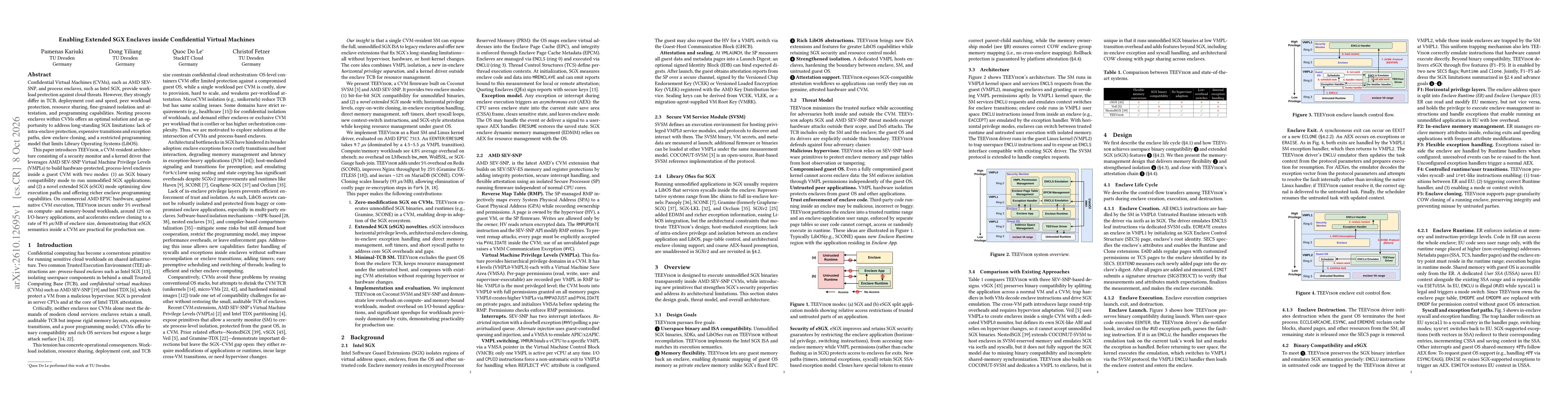 Thumbnail for Enabling Extended SGX Enclaves inside Confidential Virtual Machines