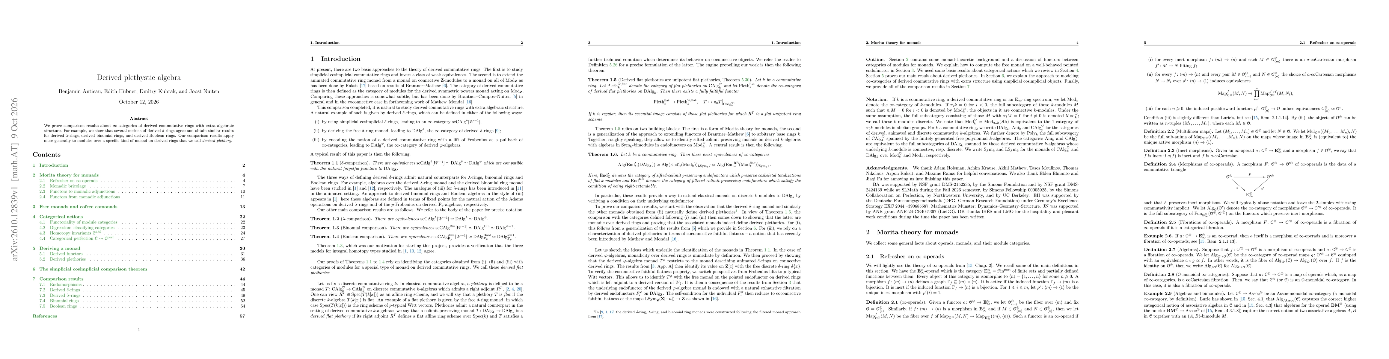 Thumbnail for Derived plethystic algebra