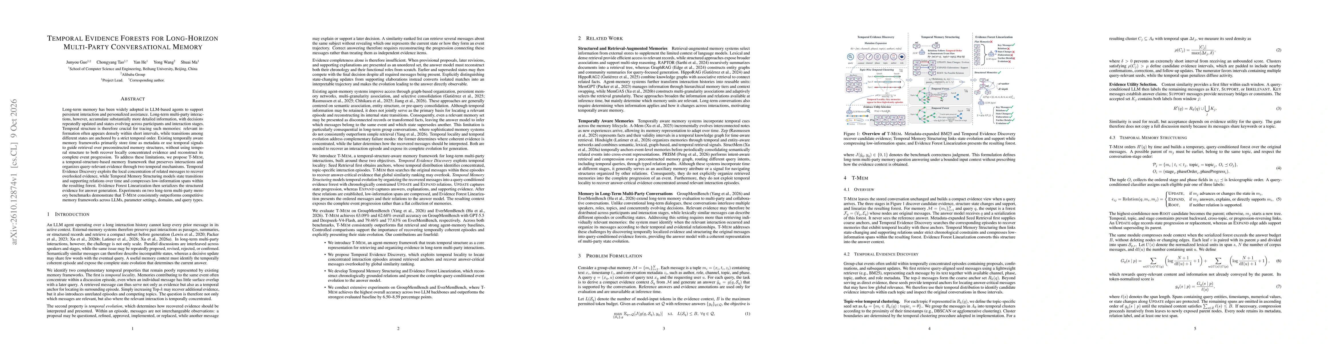 Thumbnail for Temporal Evidence Forests for Long-Horizon Multi-Party Conversational Memory