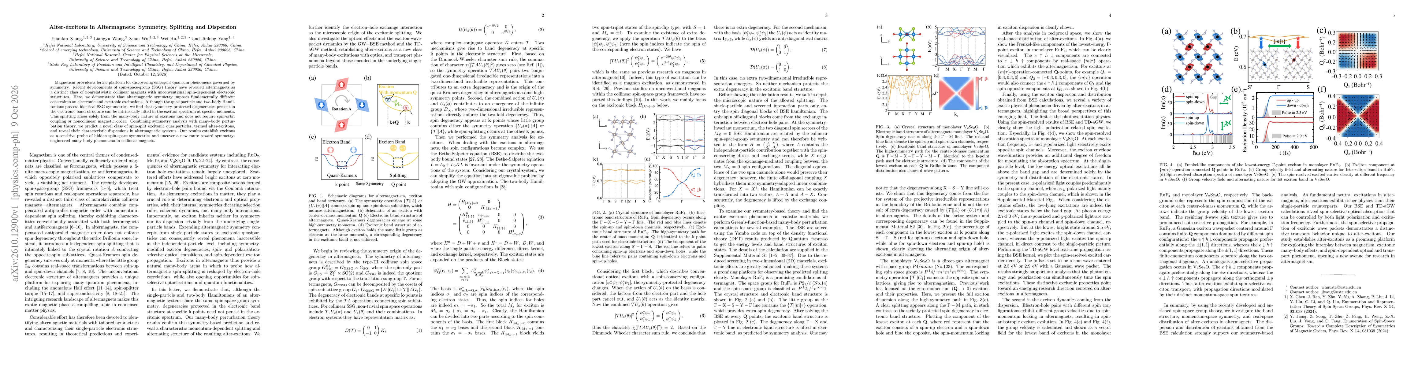 Thumbnail for Alter-excitons in Altermagnets: Symmetry, Splitting and Dispersion