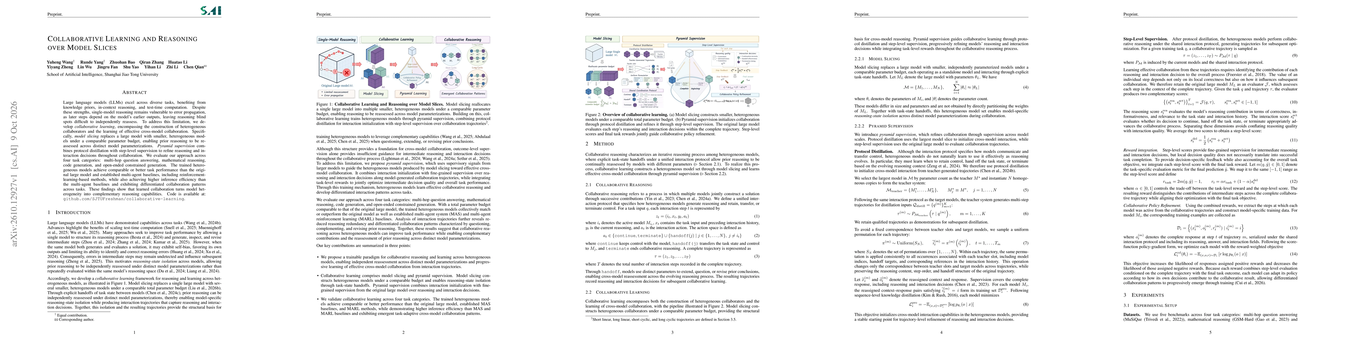 Thumbnail for Collaborative Learning and Reasoning over Model Slices