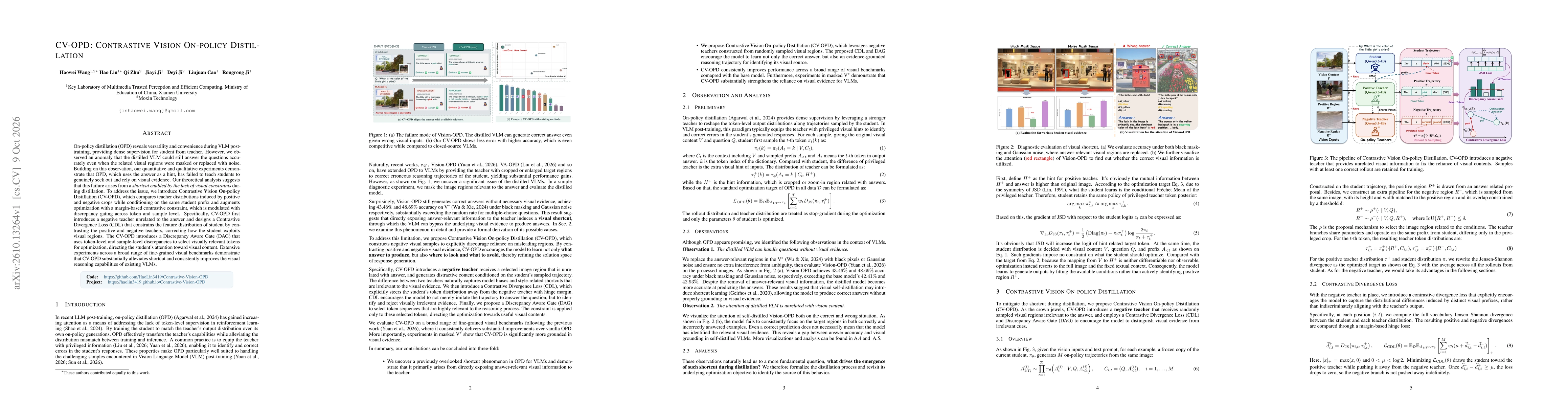 Thumbnail for CV-OPD: Contrastive Vision On-policy Distillation