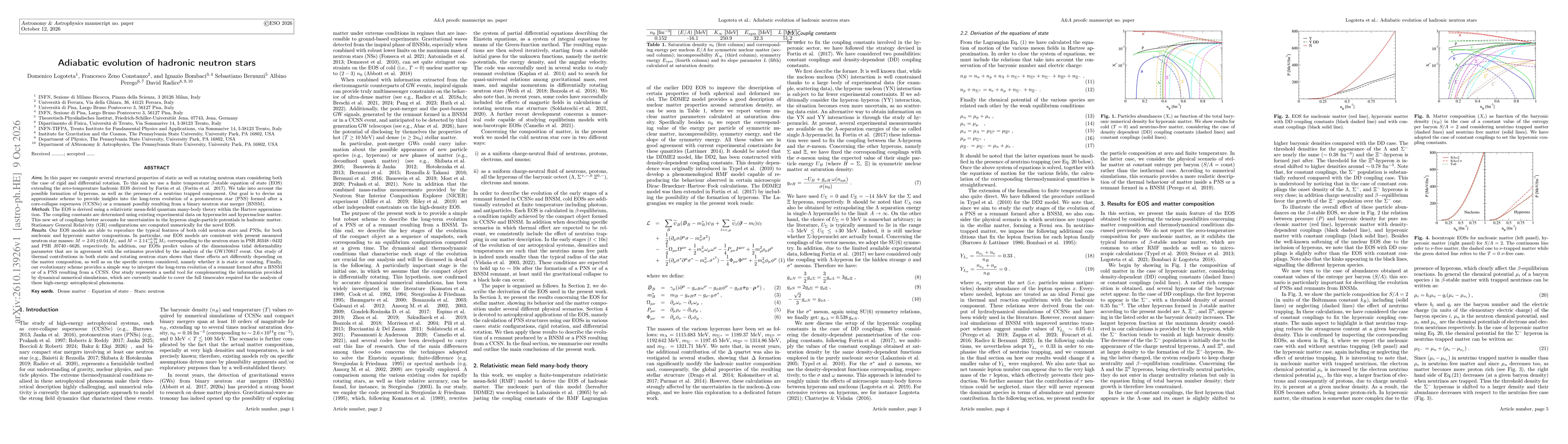 Thumbnail for Adiabatic evolution of hadronic neutron stars