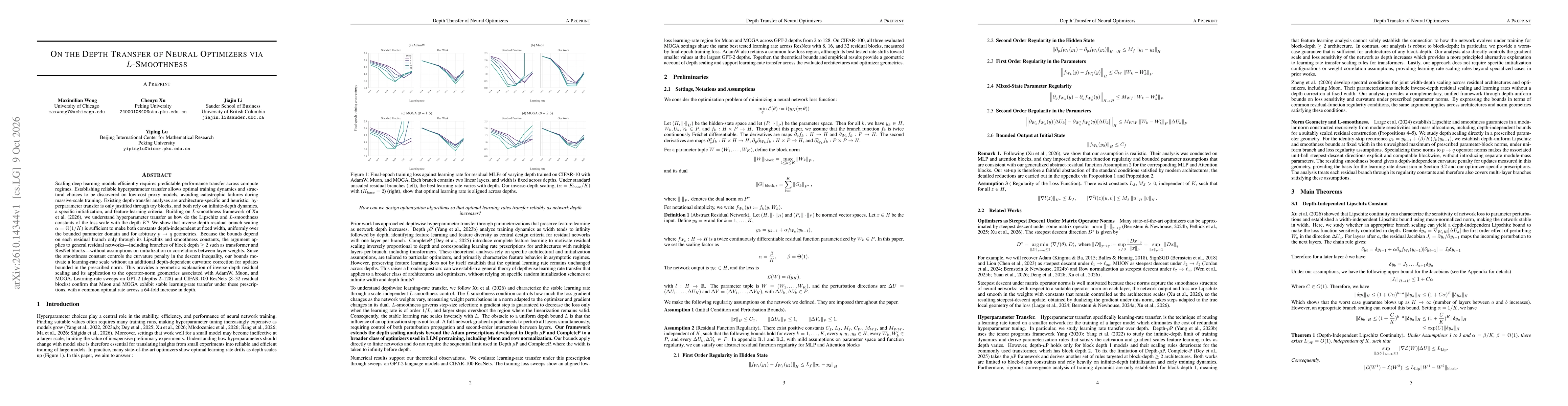 Thumbnail for On the Depth Transfer of Neural Optimizers via L-Smoothness