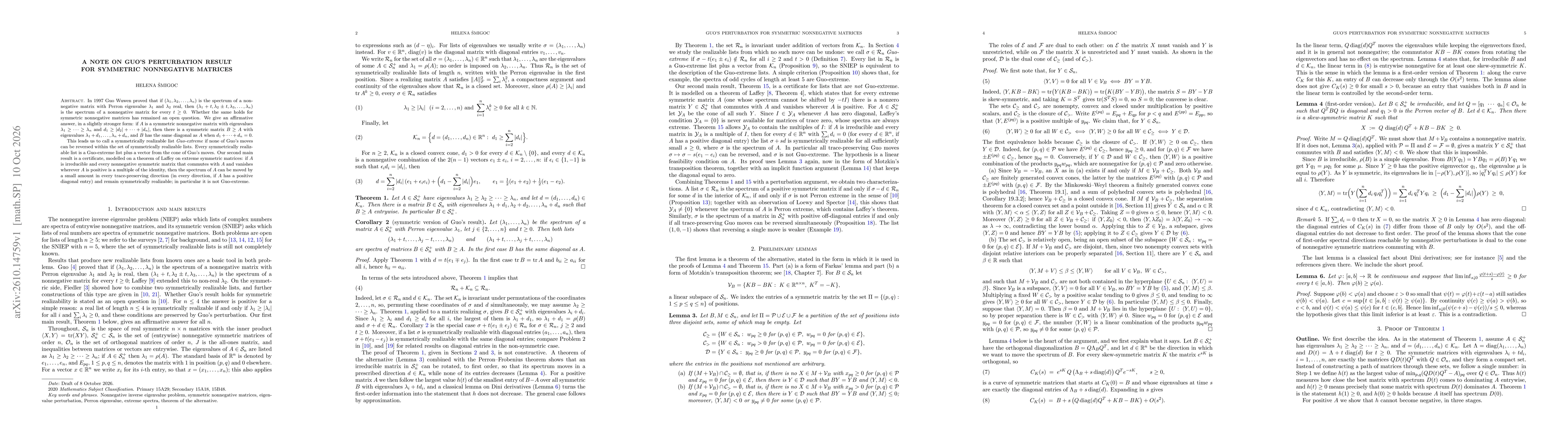 Thumbnail for A note on Guo's perturbation result for symmetric nonnegative matrices