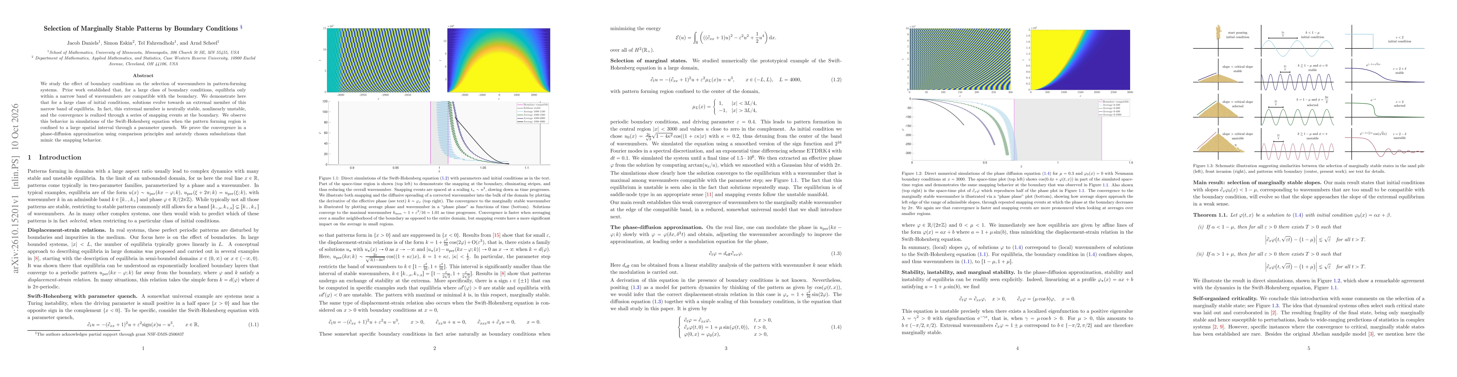 Thumbnail for Selection of Marginally Stable Patterns by Boundary Conditions