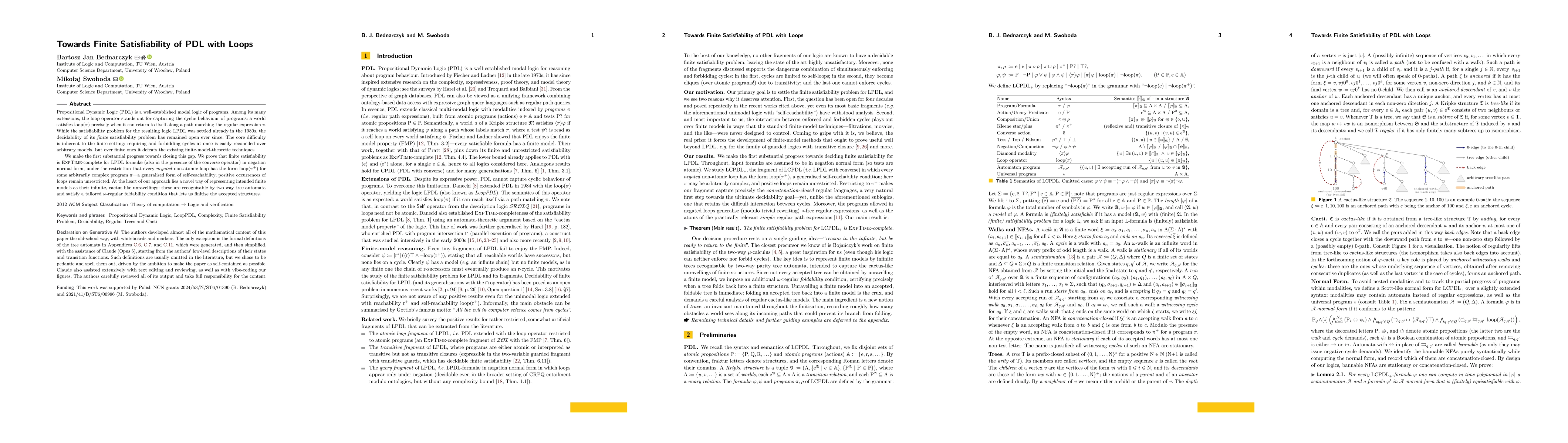 Thumbnail for Towards Finite Satisfiability of PDL with Loops