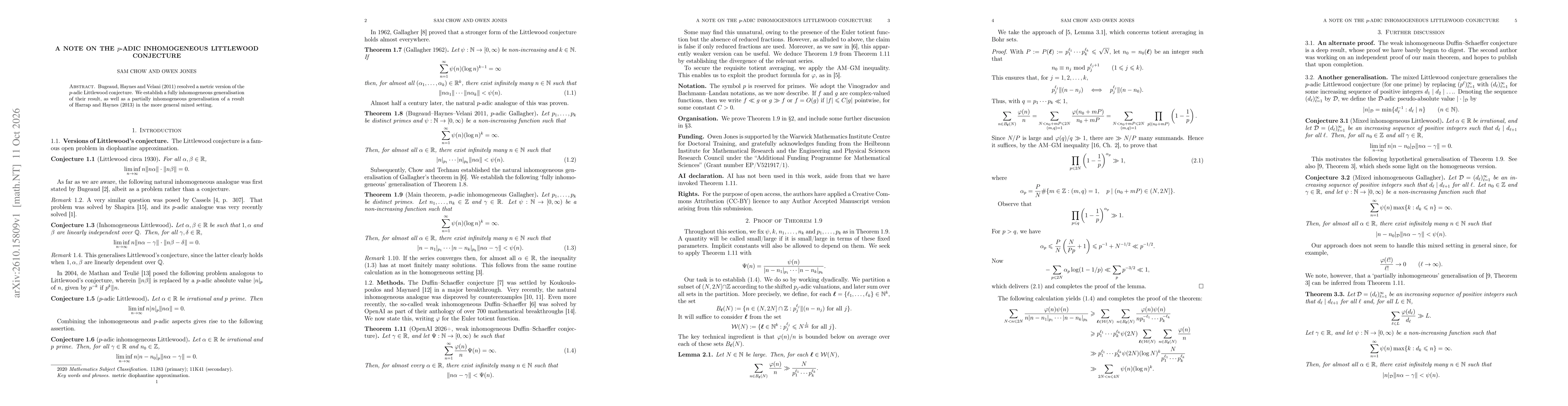 Thumbnail for A note on the $p$-adic inhomogeneous Littlewood conjecture