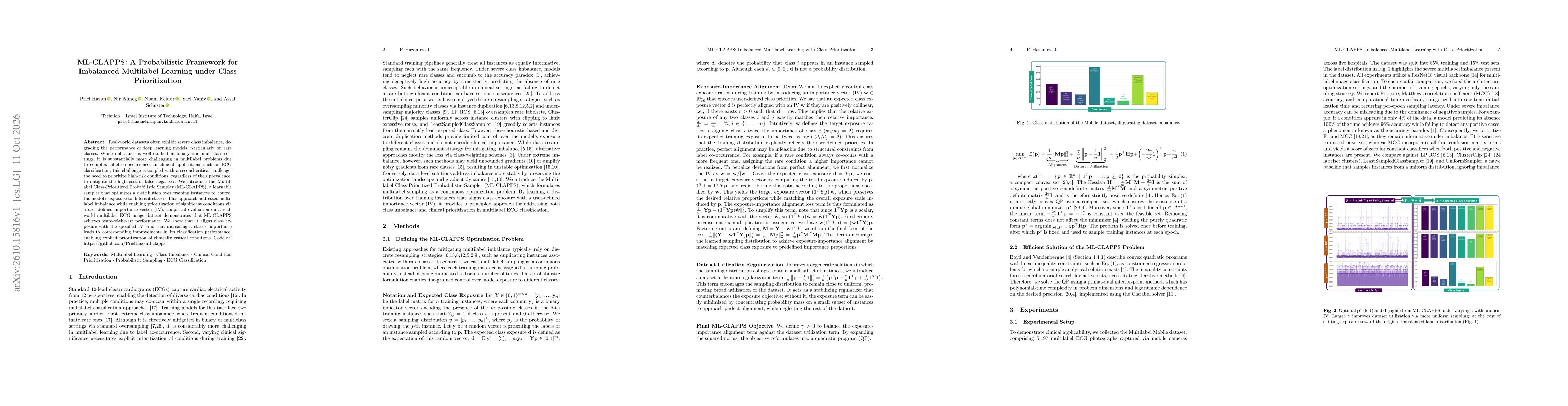 Thumbnail for ML-CLAPPS: A Probabilistic Framework for Imbalanced Multilabel Learning under Class Prioritization