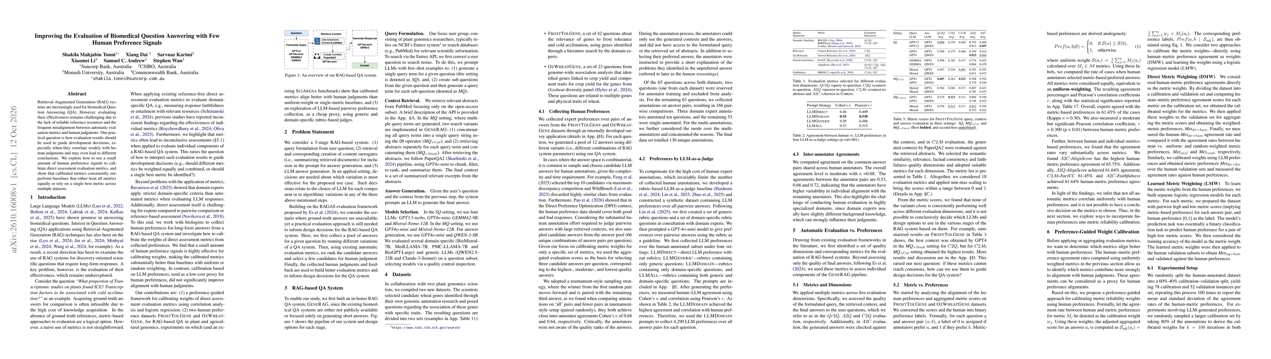 Thumbnail for Improving the Evaluation of Biomedical Question Answering with Few Human Preference Signals