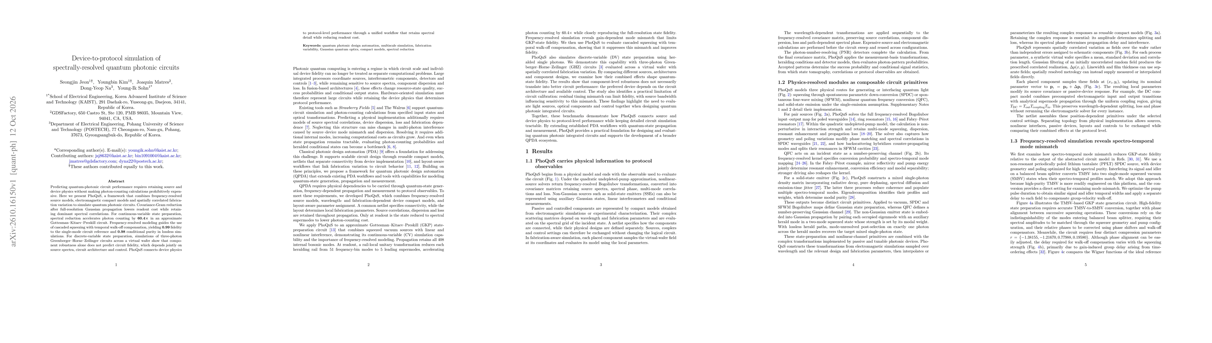 Thumbnail for Device-to-protocol simulation of spectrally-resolved quantum photonic circuits