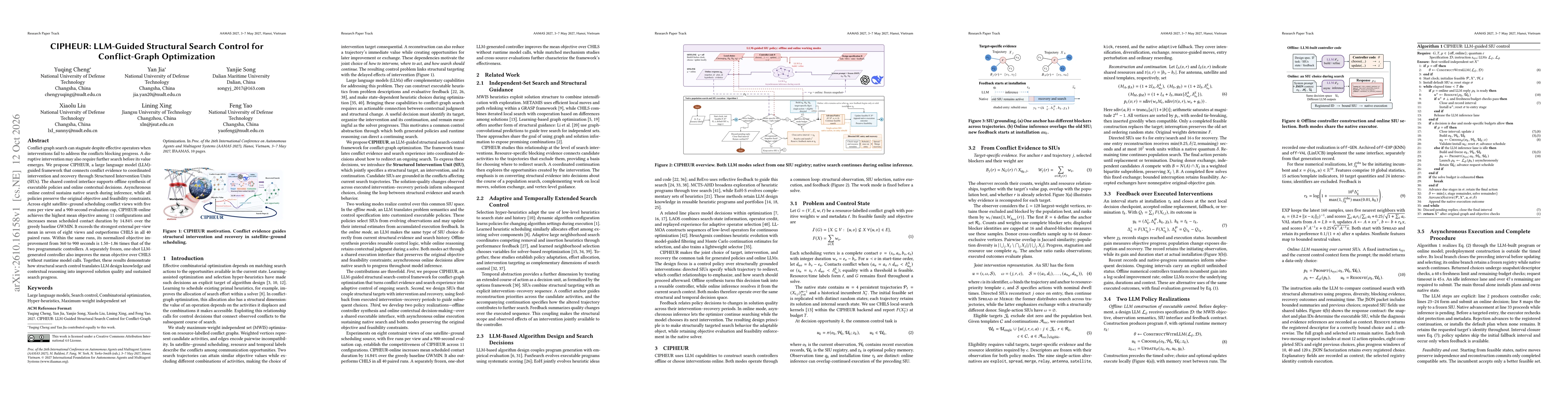 Thumbnail for CIPHEUR: LLM-Guided Structural Search Control for Conflict-Graph Optimization