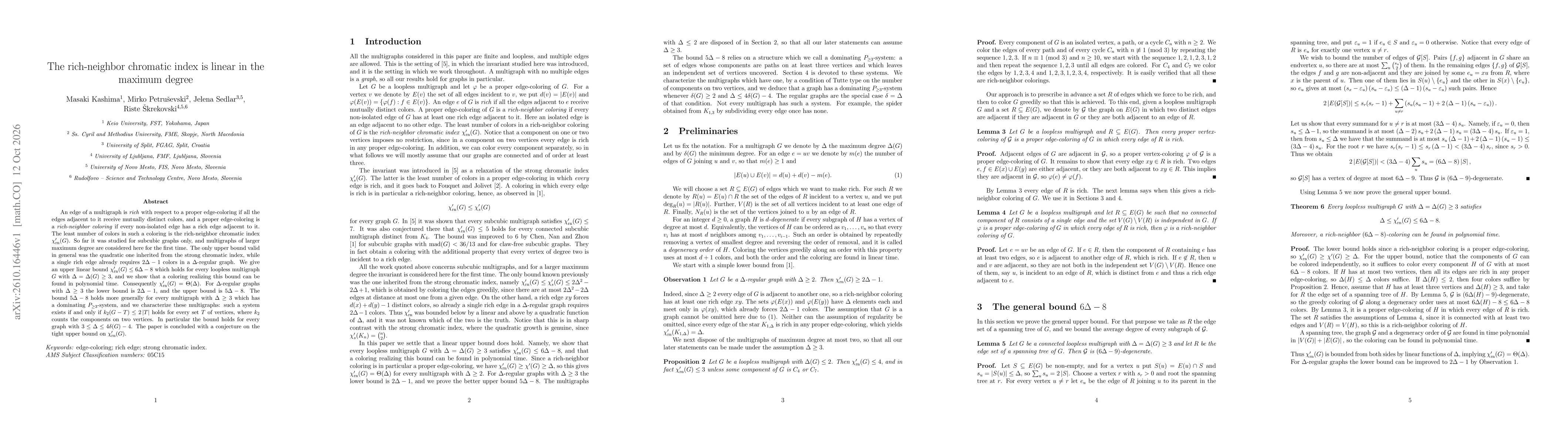 Thumbnail for The rich-neighbor chromatic index is linear in the maximum degree