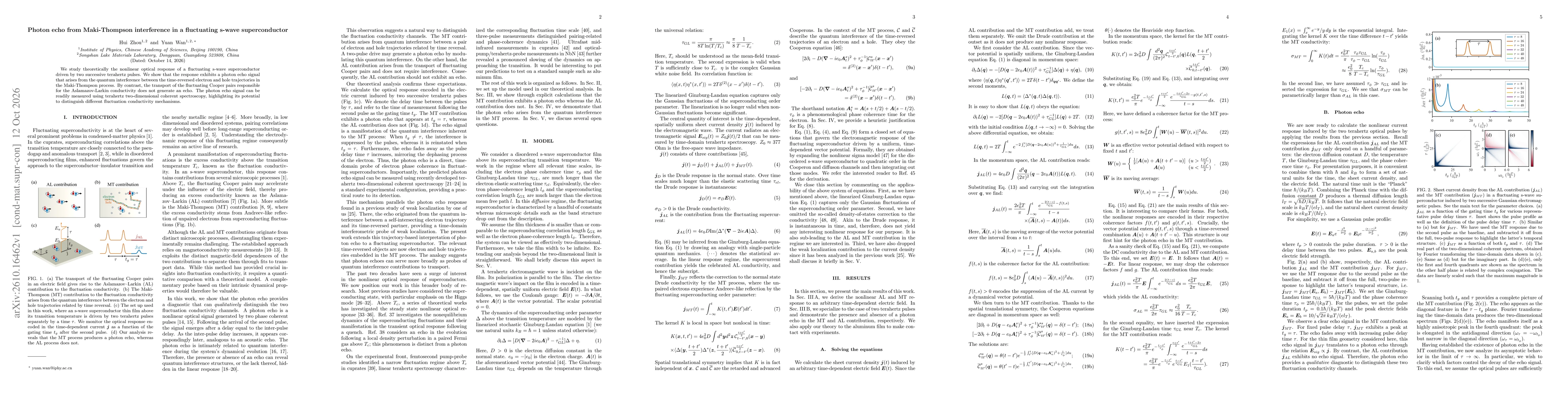 Thumbnail for Photon echo from Maki-Thompson interference in a fluctuating s-wave superconductor