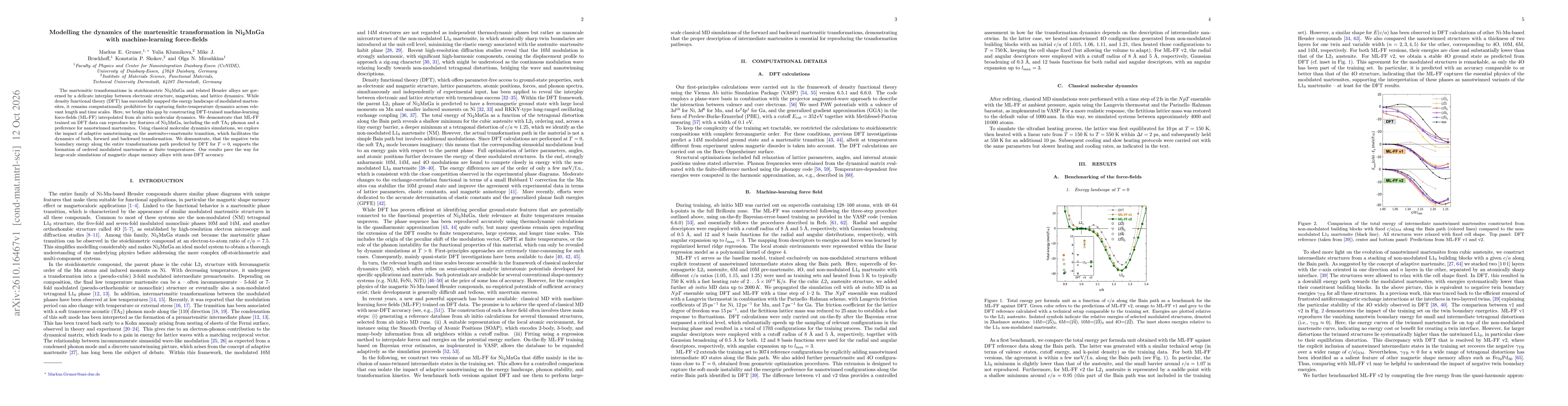 Thumbnail for Modelling the dynamics of the martensitic transformation in Ni$_2$MnGa with machine-learning force-fields