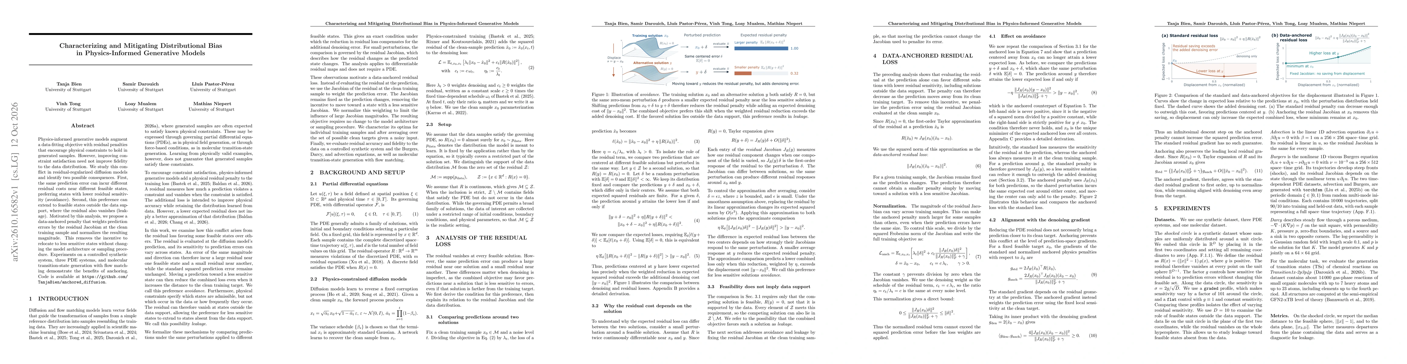 Thumbnail for Characterizing and Mitigating Distributional Bias in Physics-Informed Generative Models