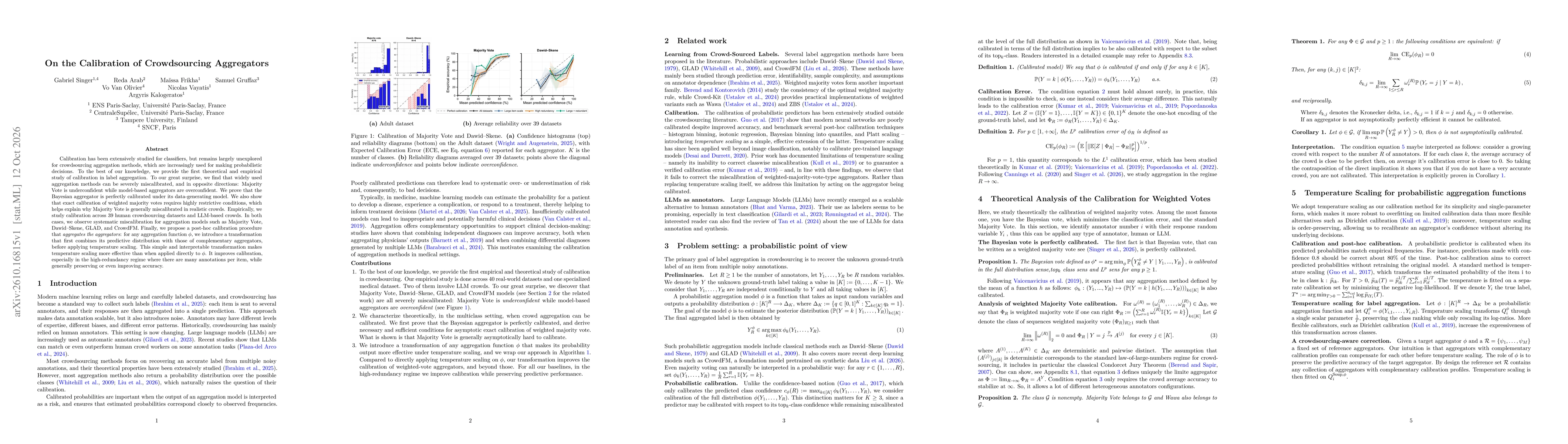 Thumbnail for On the Calibration of Crowdsourcing Aggregators