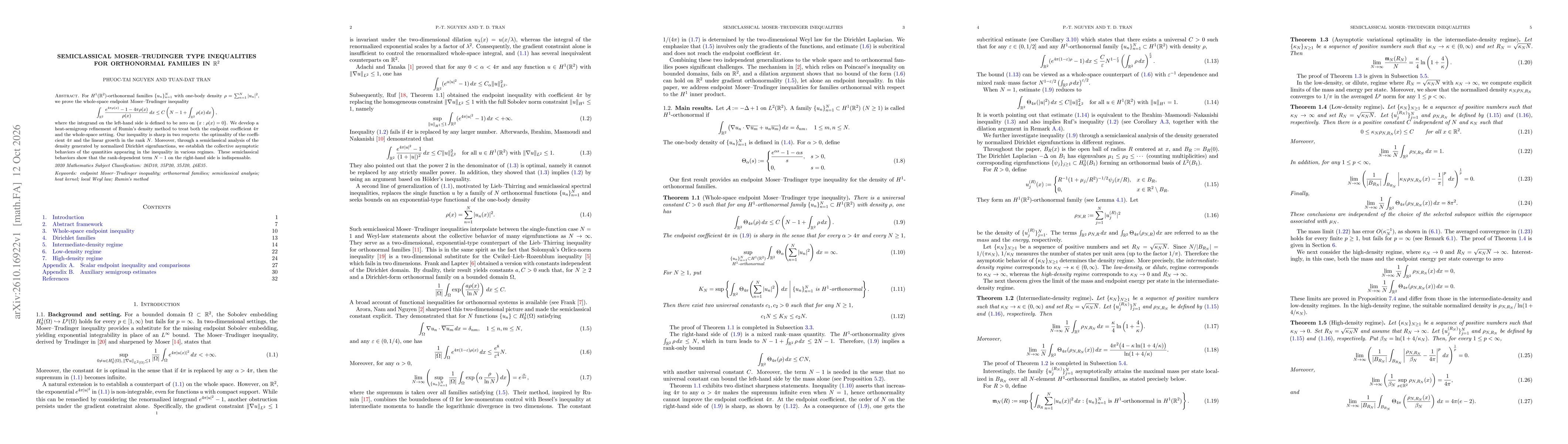 Thumbnail for Semiclassical Moser--Trudinger type inequalities for orthonormal families in $\mathbb{R}^2$
