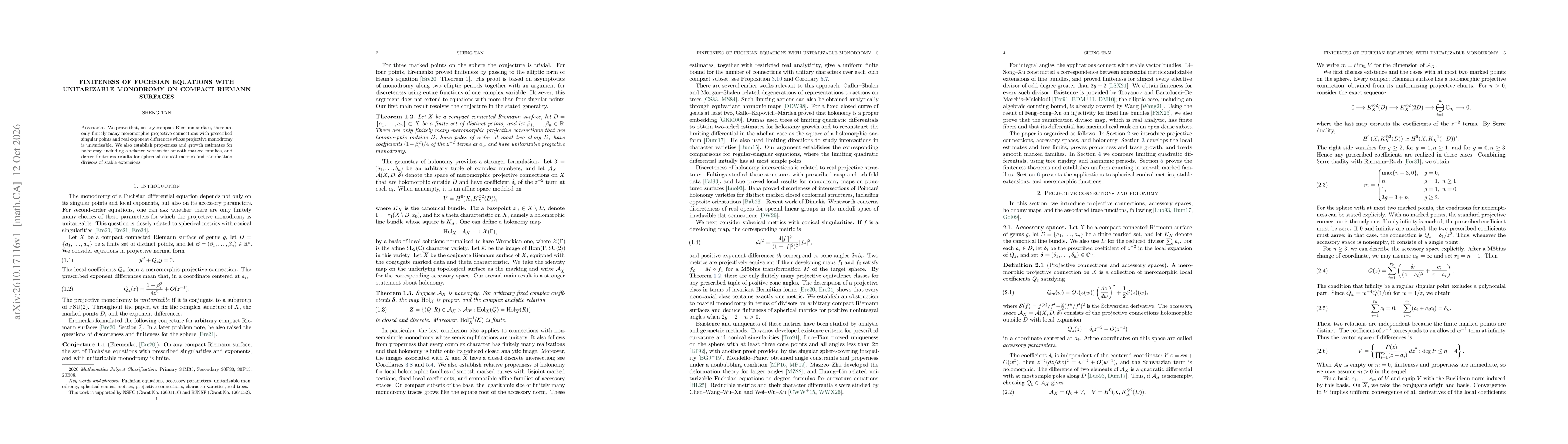 Thumbnail for Finiteness of Fuchsian equations with unitarizable monodromy on compact Riemann surfaces