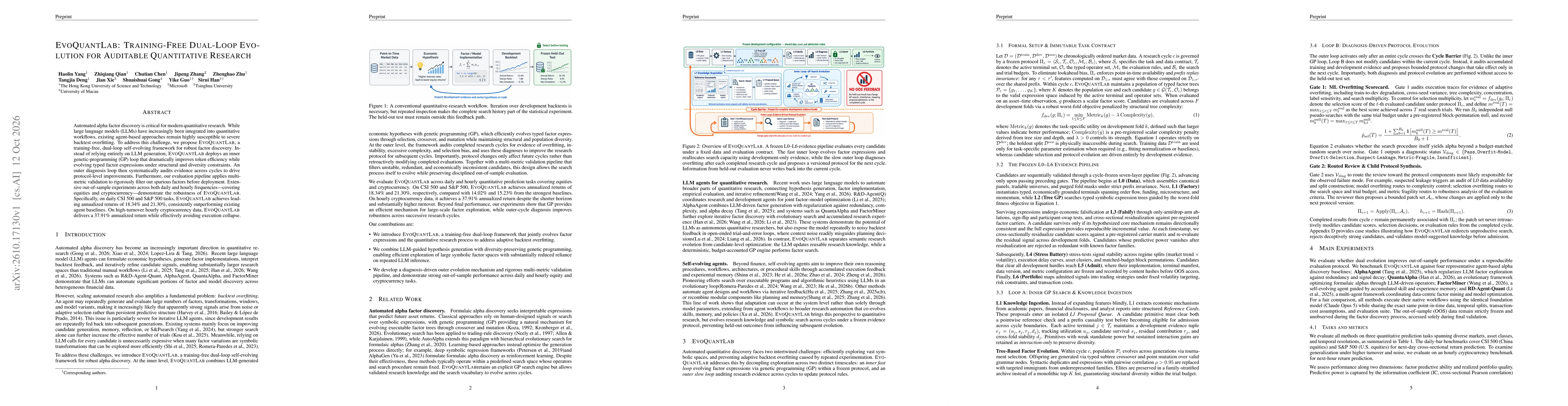 Thumbnail for EvoQuantLab: Training-Free Dual-Loop Evolution for Auditable Quantitative Research